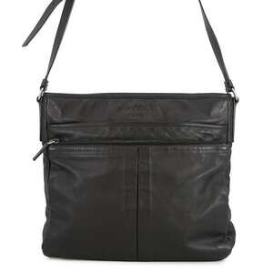PRADA Black Leather Shoulder Bag